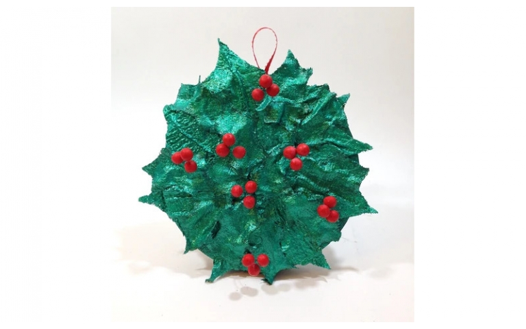 Holiday Holly Wreath For Activa Products by Lisa Fulmer